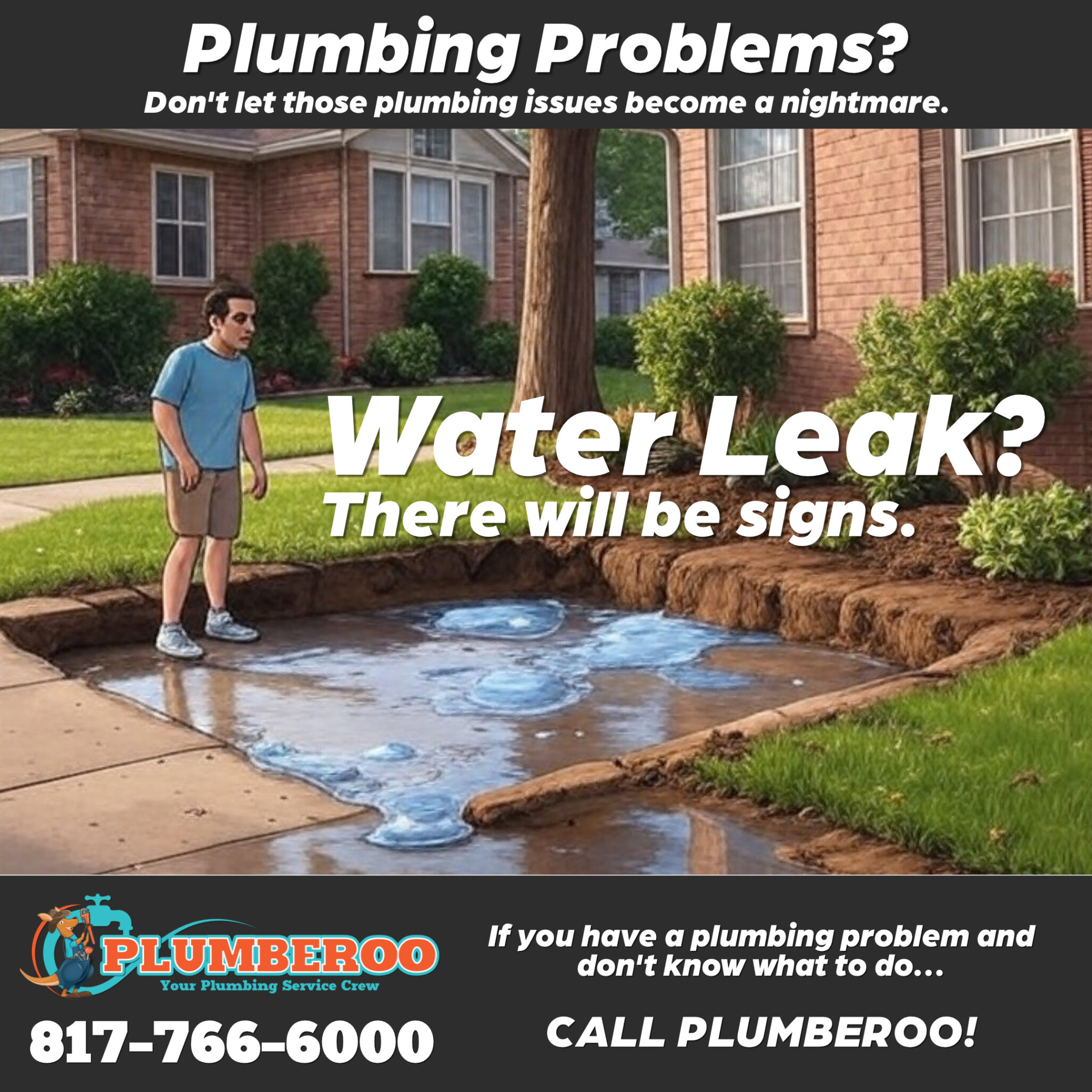 Water Leak? There will be signs!