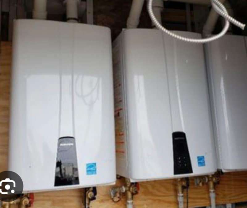 commercial tankless water heater installation